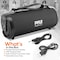 Pyle Pyle Wireless Portable Bluetooth Boombox Speaker, Rechargeable, AUX, USB, SD, FM Radio, 2.5" PBMSPG3BK - alternate 7